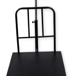 WeighTAJ+ 150/300Kg-20/50g(dual) T3 Premium Digital Platform Weighing Scale with MS CHEKAR Platter Pan Size:600x600mm For Retail & Industrial Use
