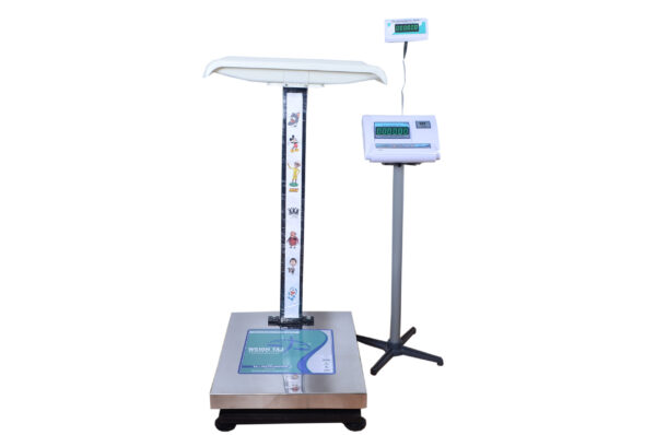 TAJ+ 200Kg 2in1 Premium Digital Adult Cum Baby Weighing Scale For Pediatric Hospitals etc
