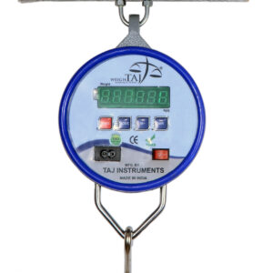 WeighTAJ 50Kg-10g TICB-6S-Economy Digital Hanging Weighing Scale with Allu.Die Cast Body with 0.56" GREEN LED Display Best For LPG Gas Distributor