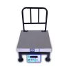 TAJ+ 100Kg-10g Digital Premium BENCH Weighing Scale with Steel Platter Pan Size:350x350mm with Front-Back Green 0.56" LED Display Best For Retail Vegetable & Fruit Shops