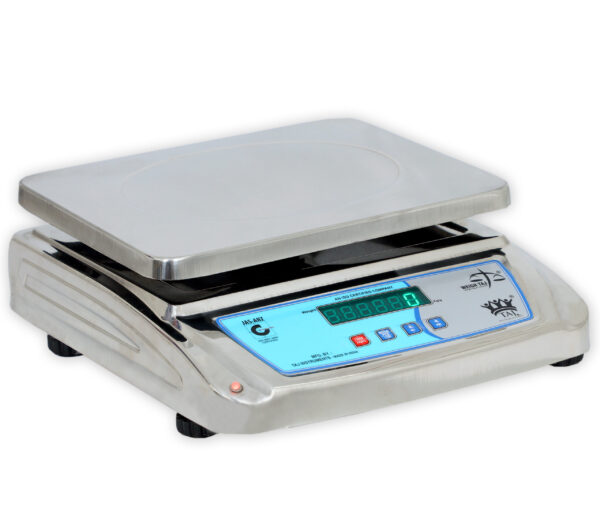 TAJ+ SS-MINI-6V(175x225mm)20Kg Digital Counter Weighing Scale with Front Back Display