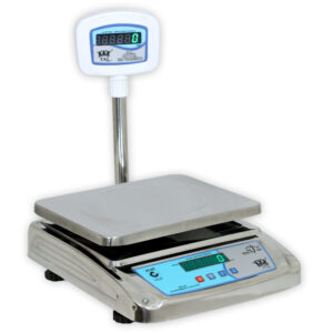 TAJ+ Economy 10/30Kg-1/5g(dual)Digital Table Top Weighing Scale with Pole Display