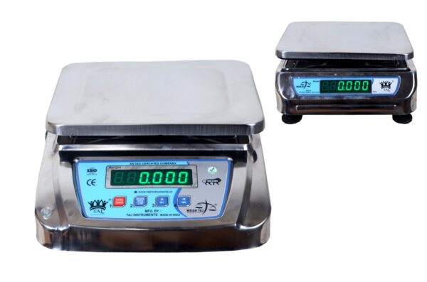 TAJ+ SS-MINI-6V(175x225mm)20Kg Digital Counter Weighing Scale with Front Back Display - Image 4