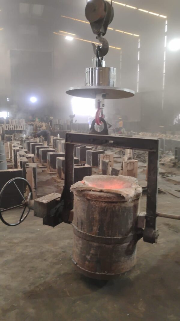 TICS-Cylindrical Type Heatproof Heavy Industrial Crane Weighing Scale,Specially For Cast Iron Foundry Heat Application,Works In Heat Upto 1800-2000 degrees temperature,100% Indian Make - Image 5