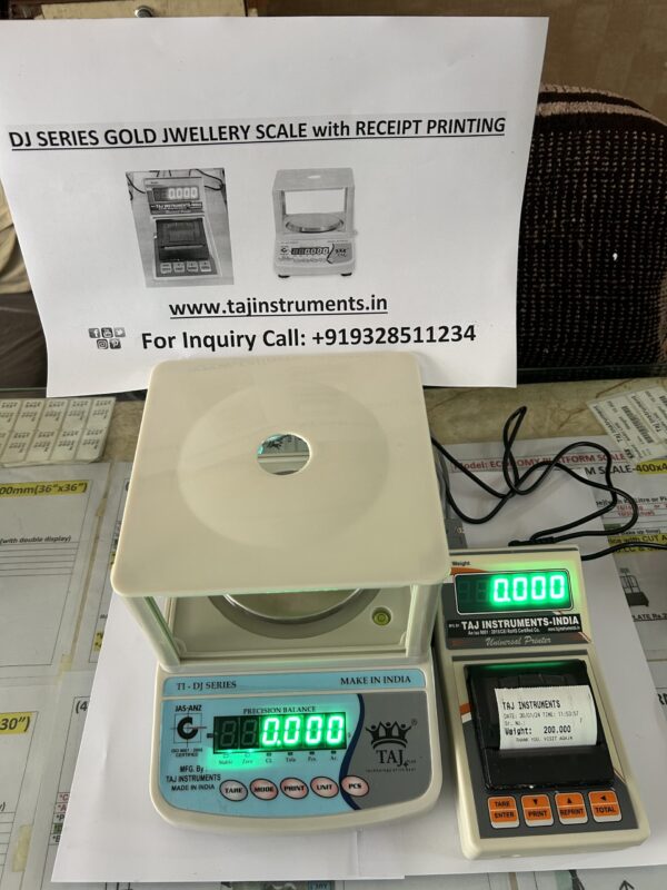 Gold Jwellery Weighing Scale with Receipt Printing