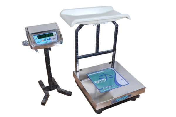 TAJ+ 200Kg 2in1 Economy Digital Adult Cum Baby Weighing Scale For Pediatric Hospitals etc - Image 2