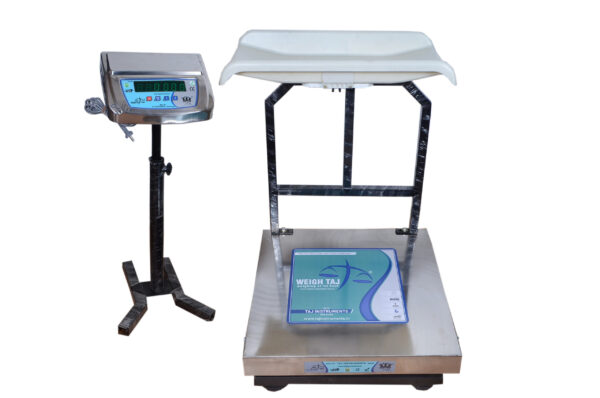 TAJ+ 200Kg 2in1 Economy Digital Adult Cum Baby Weighing Scale For Pediatric Hospitals etc