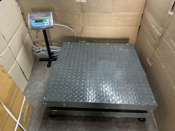 1000Kg-900x900mm-Heavy “C”Channel Structure with Single Heavy Brick Type Jumbo Load Cell