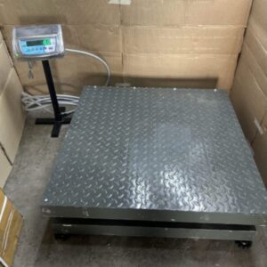 1000kg 900x900mm heavy “c”channel structure with single heavy brick type jumbo load cell